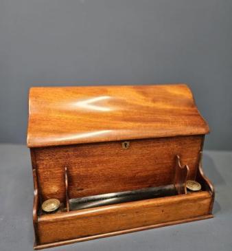 Victorian Mahogany Letter Rack