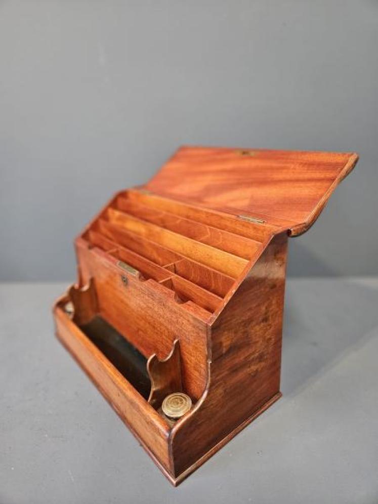 Victorian Mahogany Letter Rack - Image 2