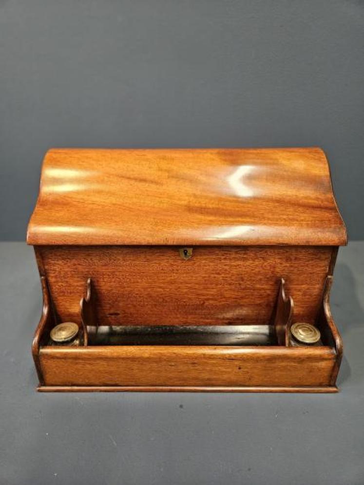 Victorian Mahogany Letter Rack - Image 5
