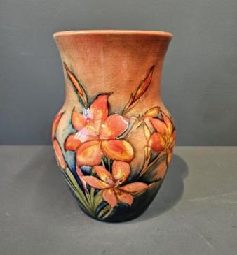 Superb Large Moorcroft Freesia Flambe Vase