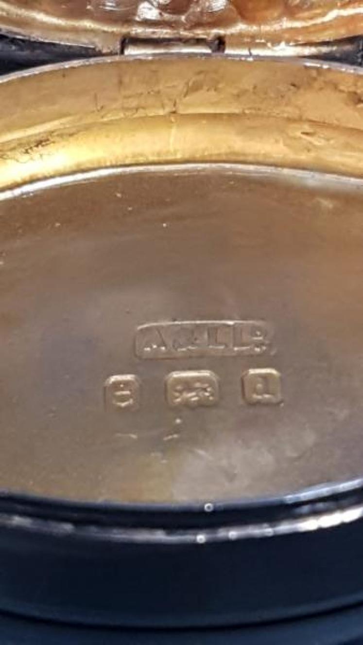 Edwardian Art Nouveau Silver Pill Box - Image 4