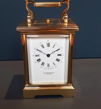 Fine Quality Gilt Brass Striking Carriage Clock