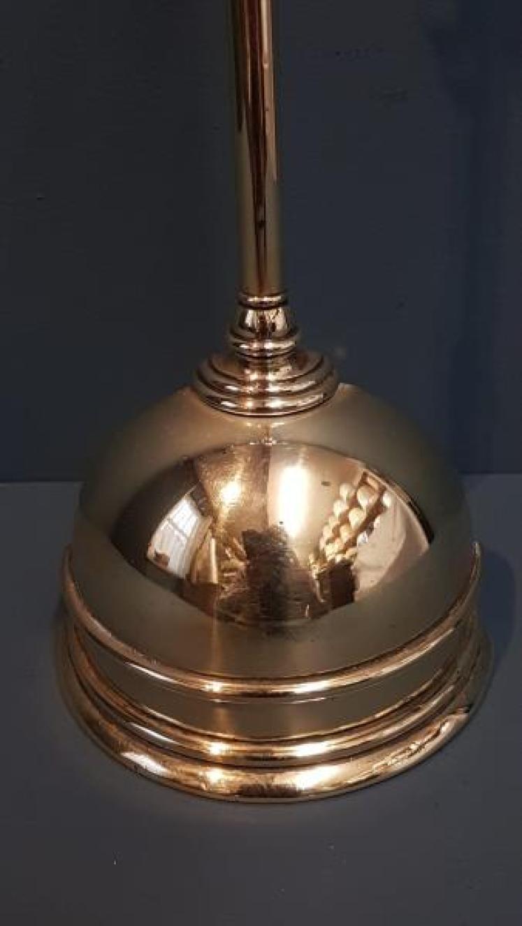 Superb Victorian Brass Door Stop by Tonks - Image 3