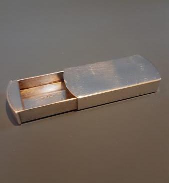 Unusual Victorian Silver Snuff Drawer