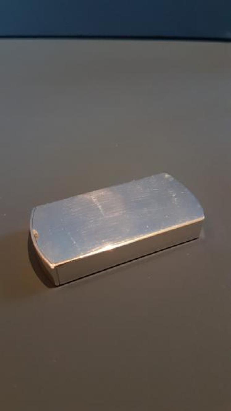 Unusual Victorian Silver Snuff Drawer - Image 7