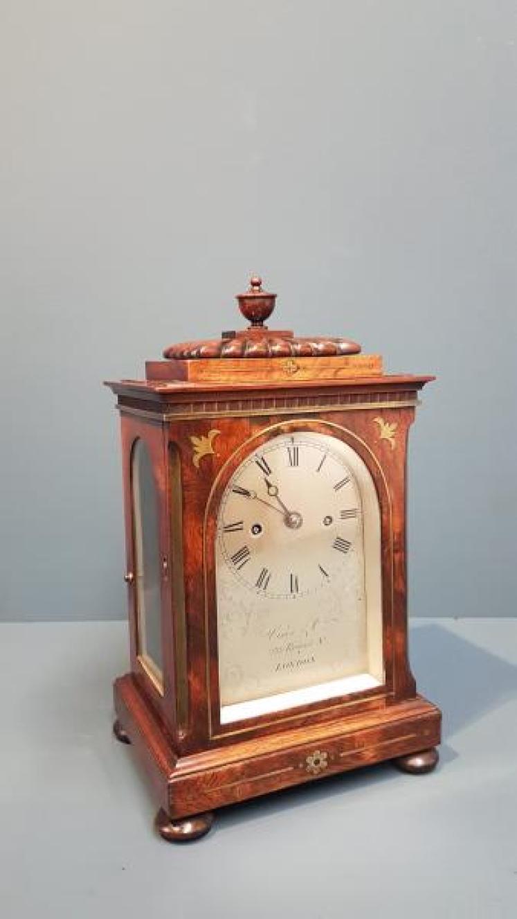 Regency Miniature Double Fusee Bracket Clock - Image 1