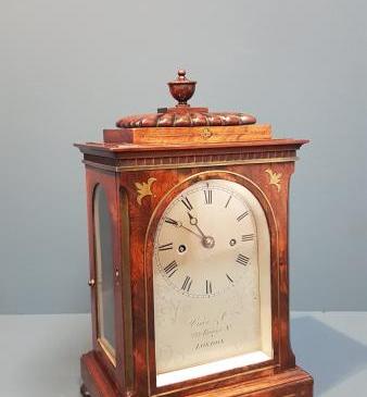 Regency Miniature Double Fusee Bracket Clock