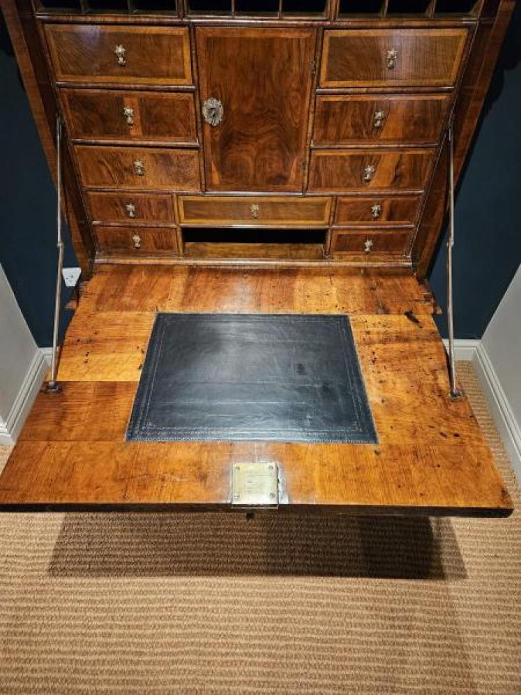 William and Mary Period Walnut Escritoire - Image 2