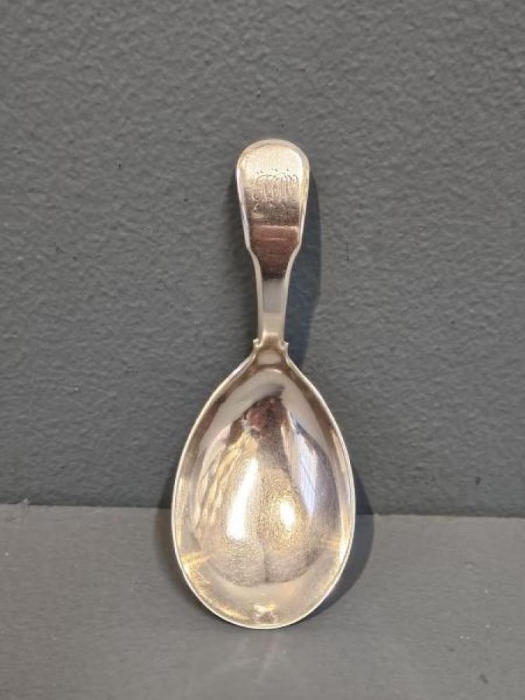 George III Silver Caddy Spoon - Image 1