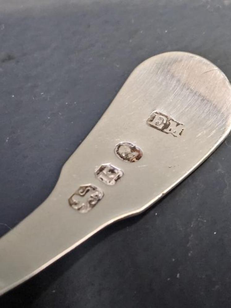 George III Silver Caddy Spoon - Image 4