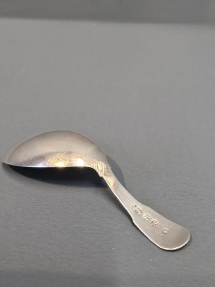 George III Silver Caddy Spoon - Image 5