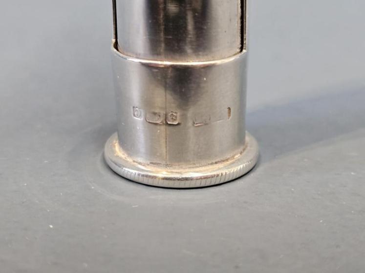 Edwardian Silver Campaign Thermometer - Image 3