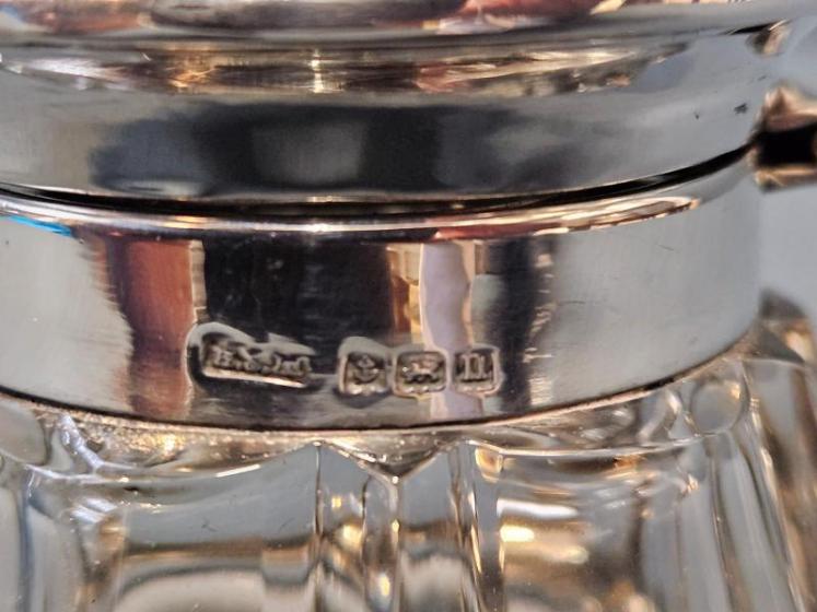 Immaculate Silver and Enamel Ink Well - Image 4