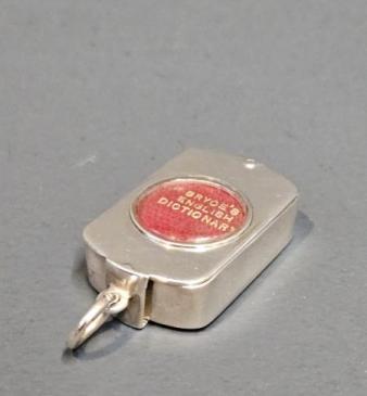 Sampson Mordan Silver Cased Miniature Dictionary 