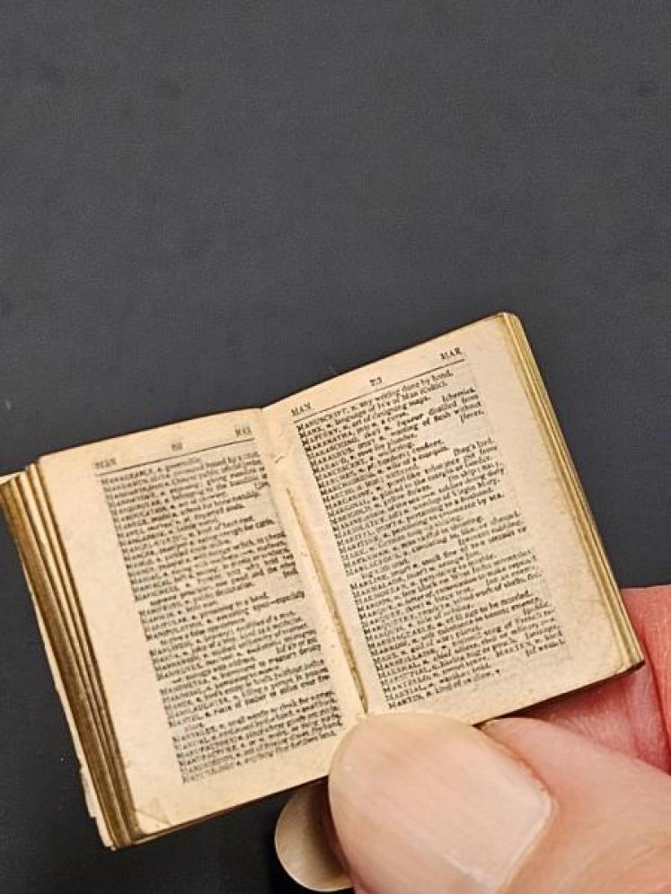 Sampson Mordan Silver Cased Miniature Dictionary  - Image 2