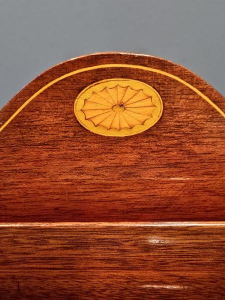 Late Victorian Mahogany Pen, Ink and Letter Stand - Image 3