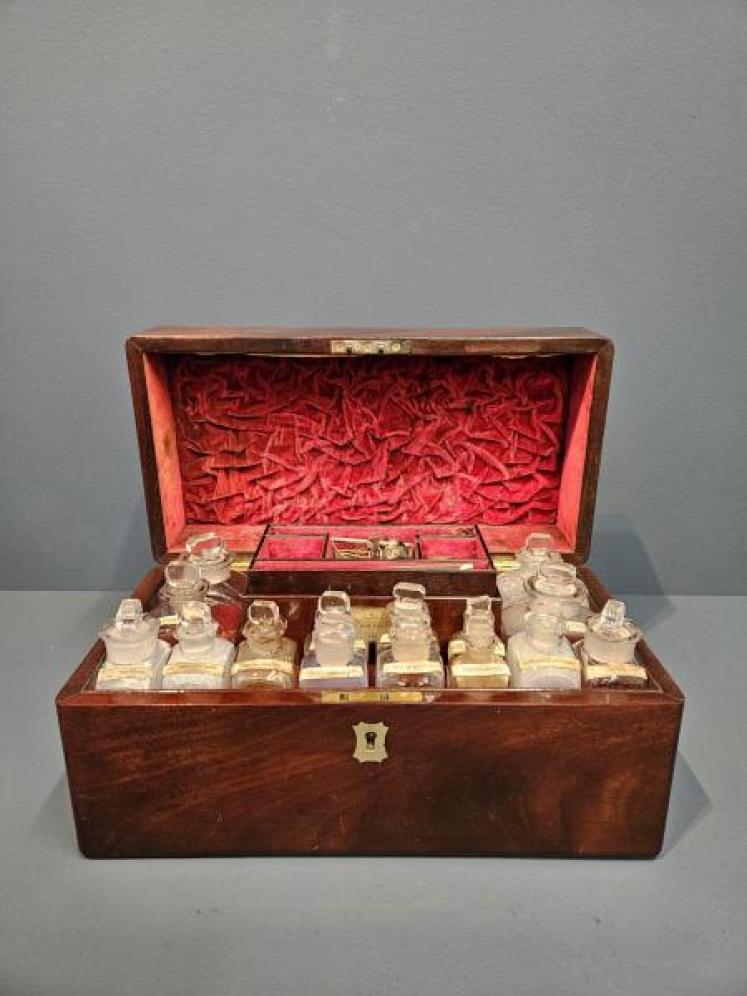 Victorian Mahogany Apothecary Box - Image 6