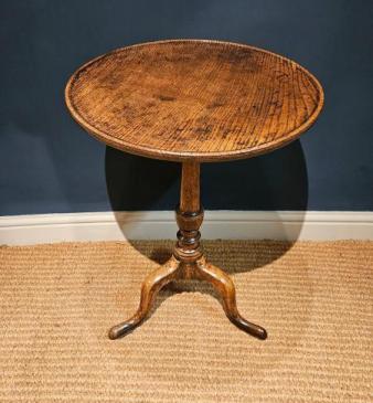 George II Ash Tripod Table