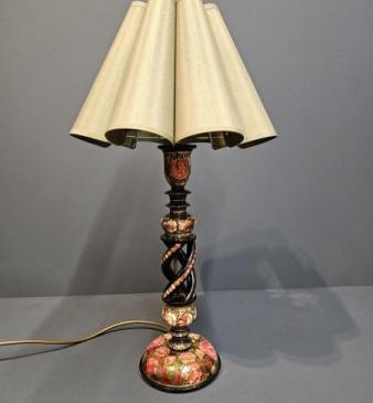Edwardian Kashmiri Table Lamp
