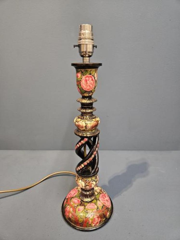 Edwardian Kashmiri Table Lamp - Image 3
