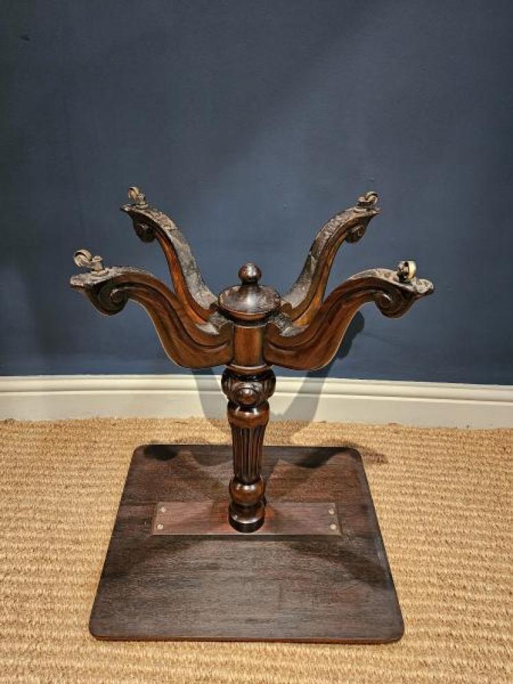 Early Victorian Burr Walnut Occasional Table - Image 6