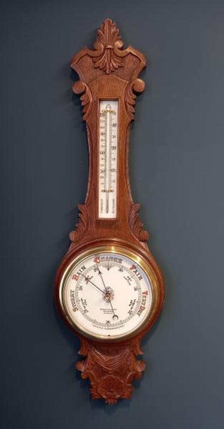 Mid Victorian Benetfink of London Banjo Barometer - Image 1