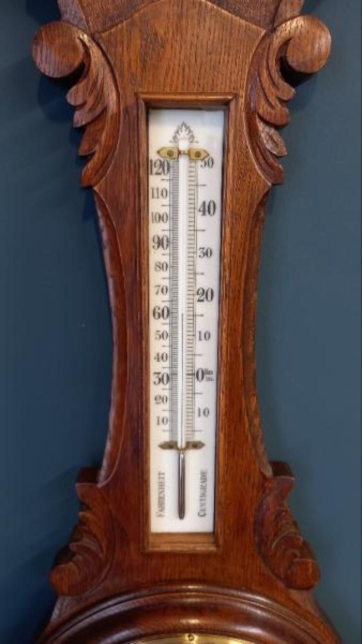 Mid Victorian Benetfink of London Banjo Barometer - Image 4