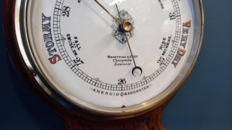 Mid Victorian Benetfink of London Banjo Barometer - Image 7