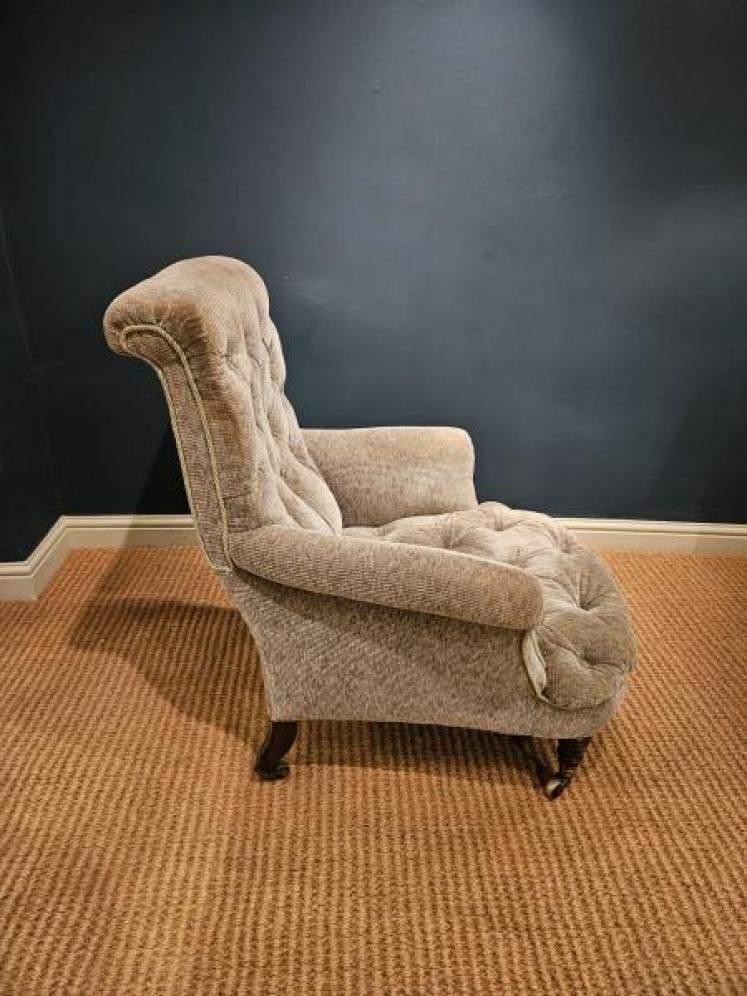 Howard and Sons Victorian Armchair - Image 2