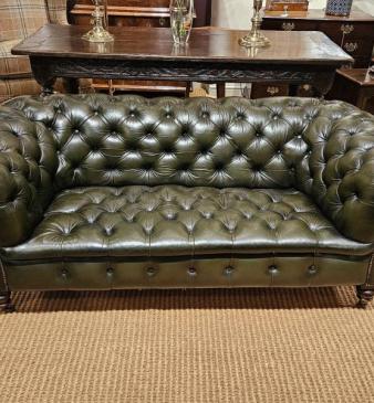 Victorian Leather Chesterfield