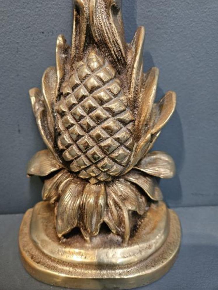 Victorian Brass Pineapple Door Stop - Image 3