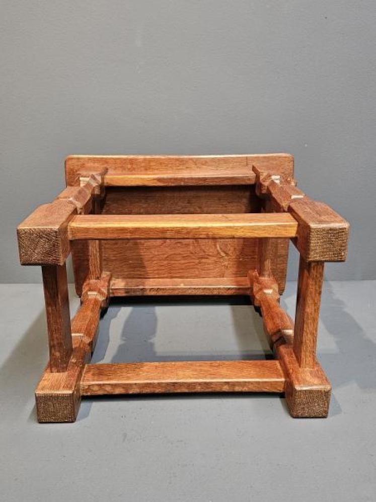 Early Mouseman Dished Top Table - Image 3