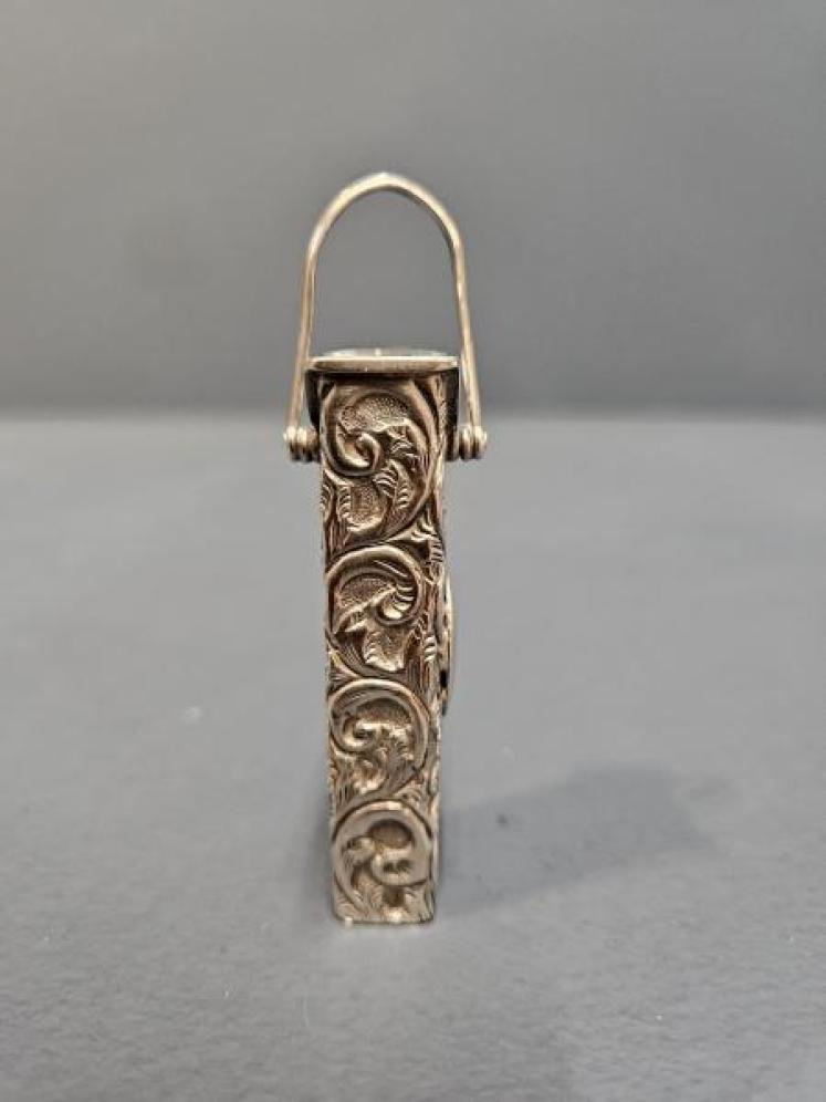 Victorian Silver Match Holder for Chatalaine  - Image 2
