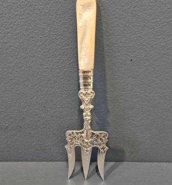 Victorian Silver Hors D'oeuvres Fork