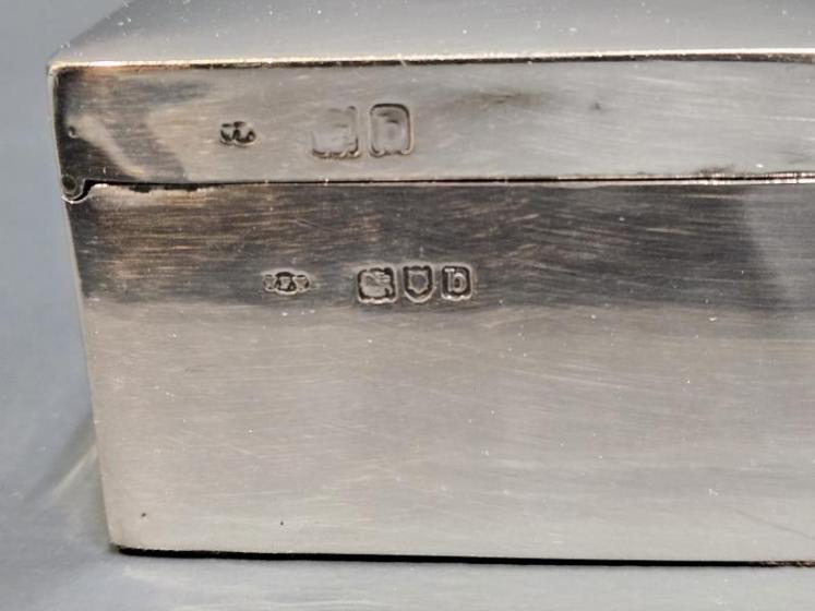 Victorian Silver Patience Box & Cards - Image 3