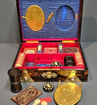Superb Brass Bound Coromandel Games Compendium