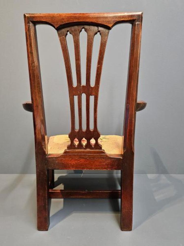George III Mahogany Child's Chair - Image 3