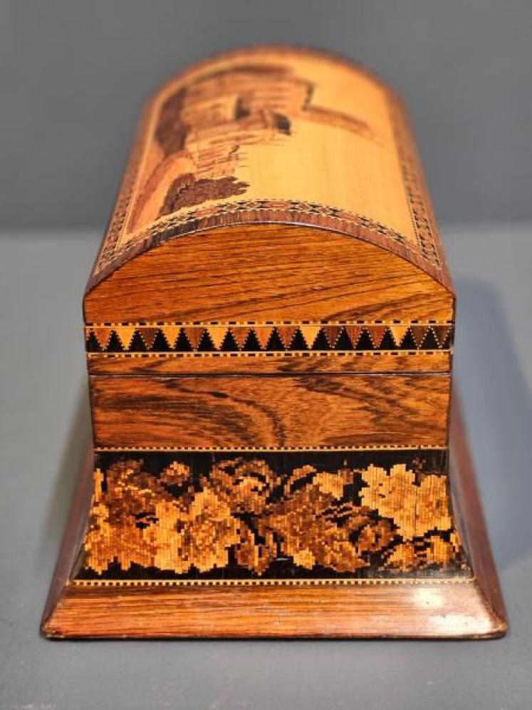 Victorian Tunbridge Ware Letter Casket  - Image 6