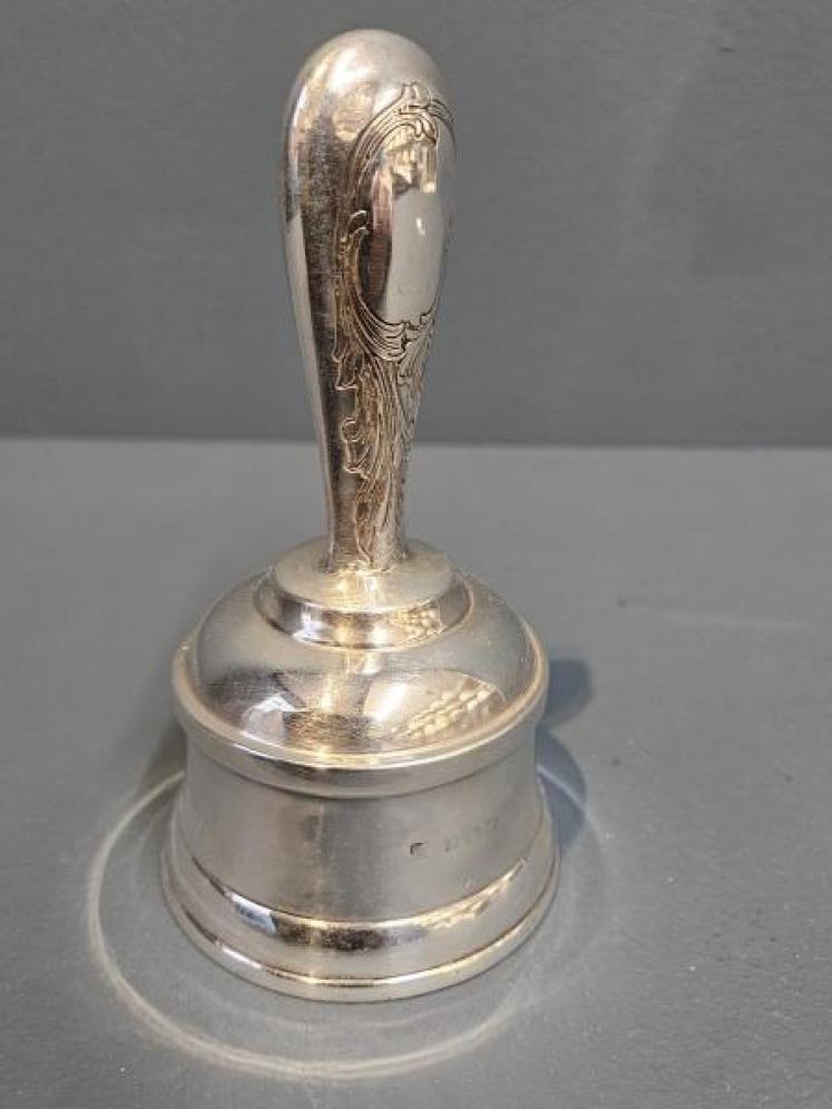 George V Silver Hand Bell  - Image 1