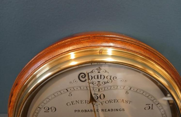 Large Edwardian Period 'Forecasting' Barometer - Image 4
