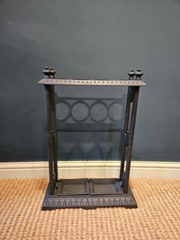 Victorian Cast Iron Stick Stand - Image 2