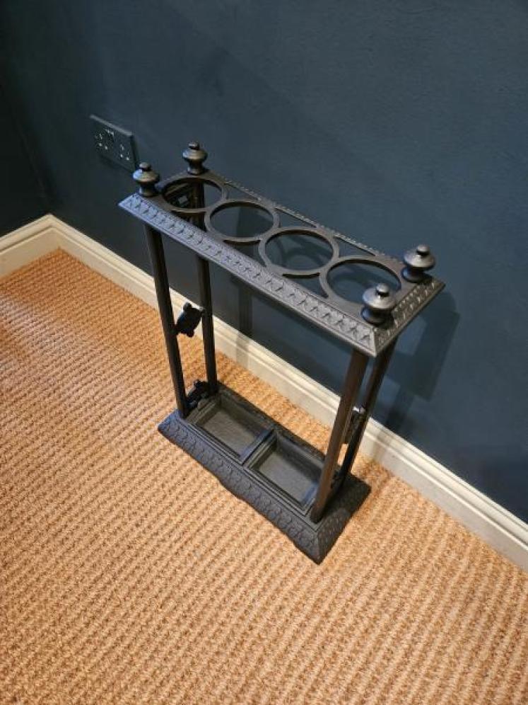 Victorian Cast Iron Stick Stand - Image 4