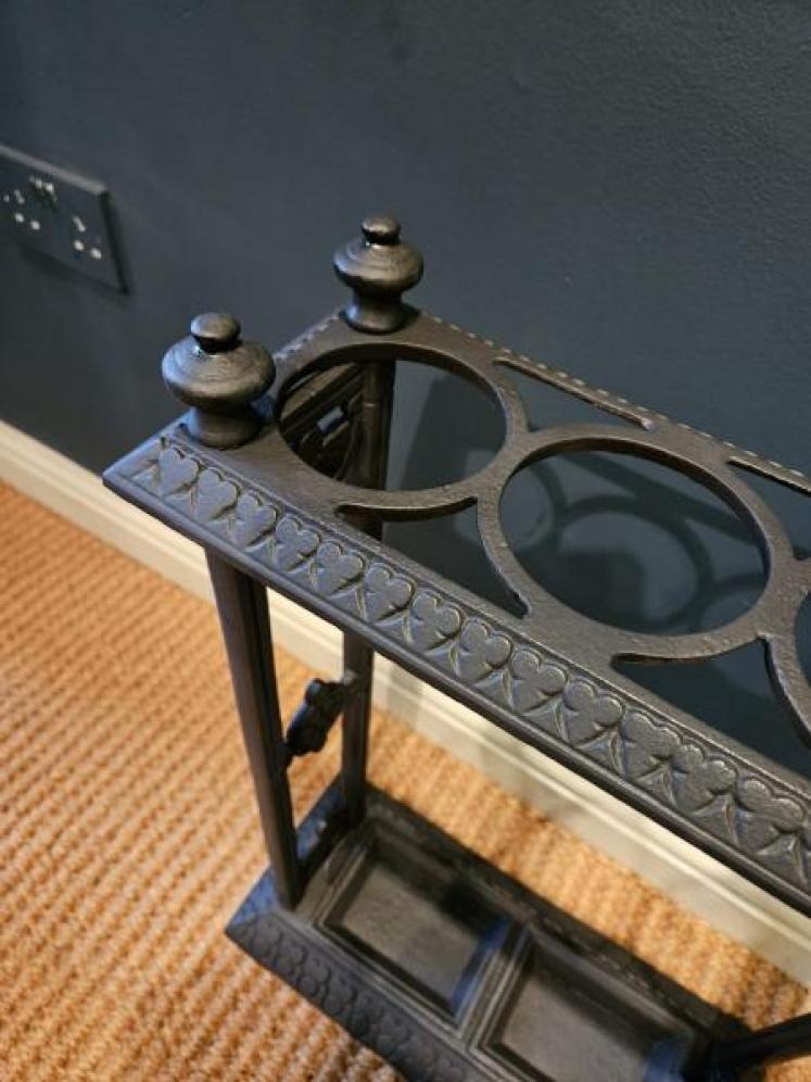 Victorian Cast Iron Stick Stand - Image 5