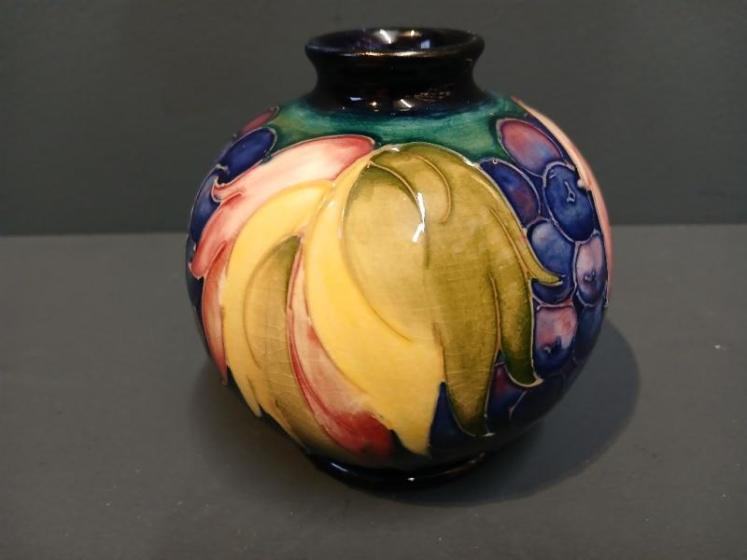 Moorcroft Leaf & Berries Globular Vase - Image 5