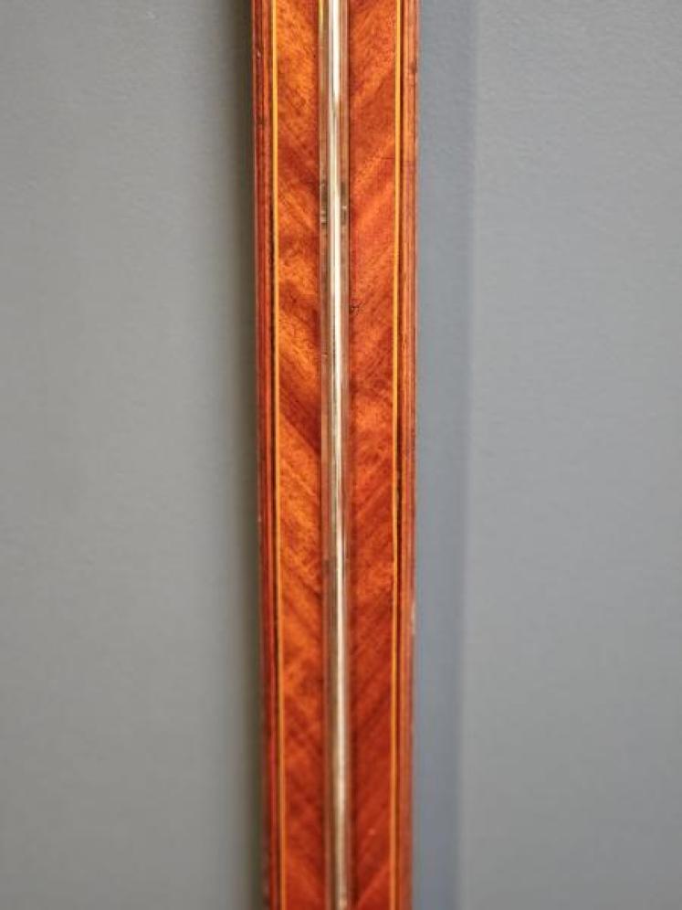 George III Mahogany Stick Barometer - Image 6