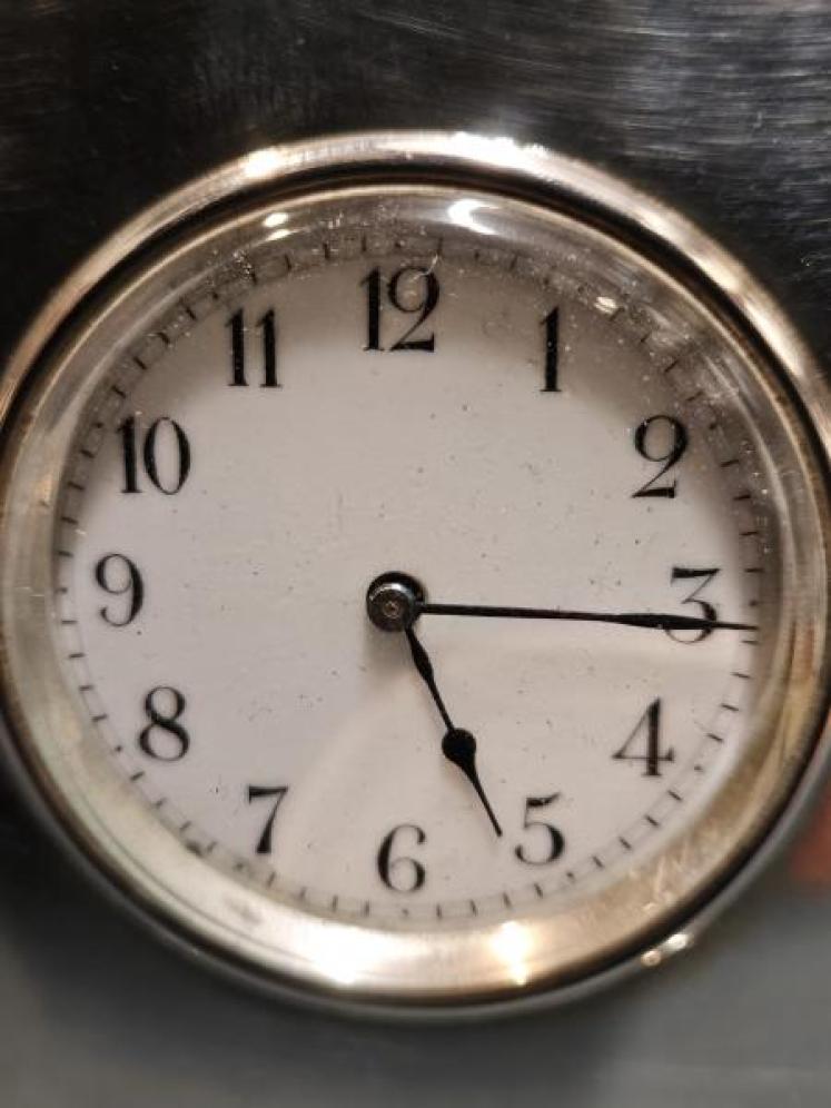Immaculate Edwardian Silver Carriage Clock - Image 5