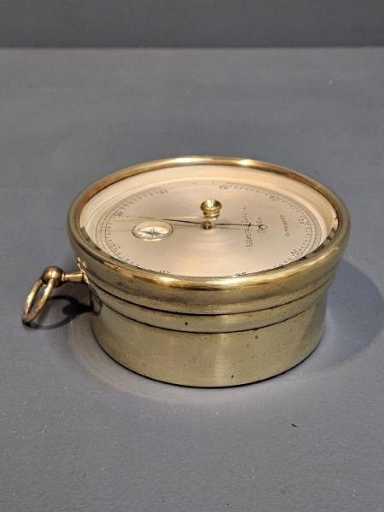 Negretti & Zambra Marine Barometer with Compass - Image 4