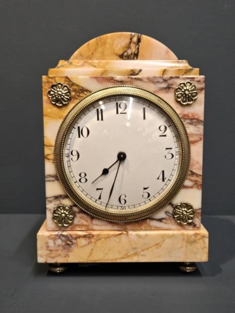 Victorian Marble Mantel Clock - Image 6