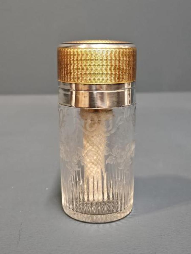 Rare Edwardian Silver and Enamel Room Atomiser - Image 1