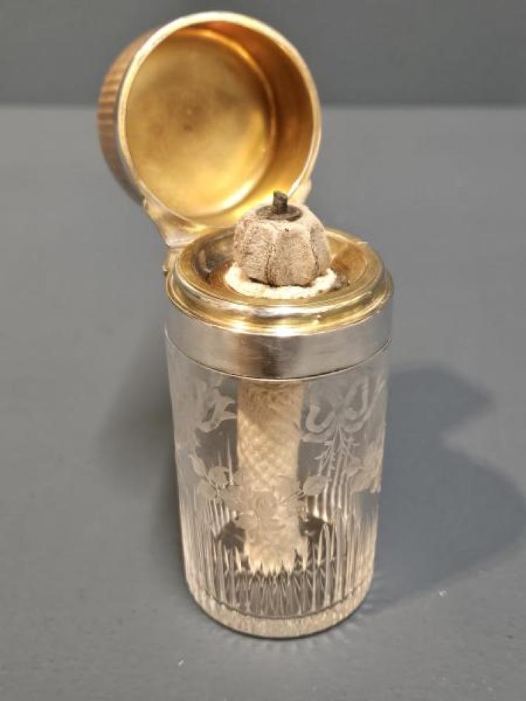 Rare Edwardian Silver and Enamel Room Atomiser - Image 2